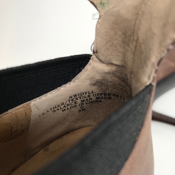 Nine West Tan Leather Idyll Stiletto Ankle Boots 8 - Picture 5 of 9